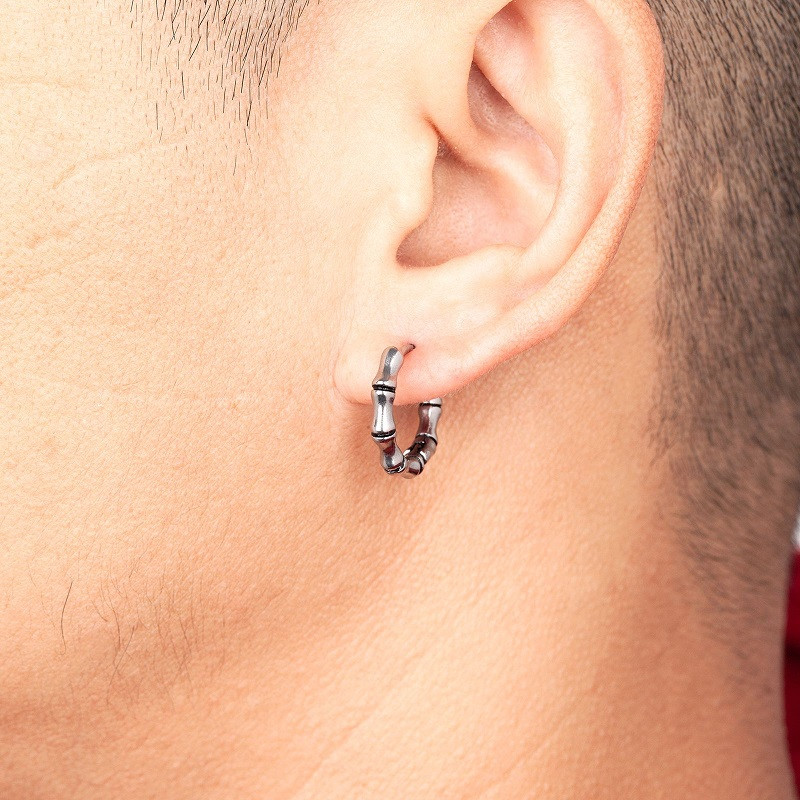 1 vnt. Nauji Punk vintažiniai maži auskarai moterims vyrams, nerūdijančio plieno kelių stilių hiphopo gotikiniai papuošalai ausims