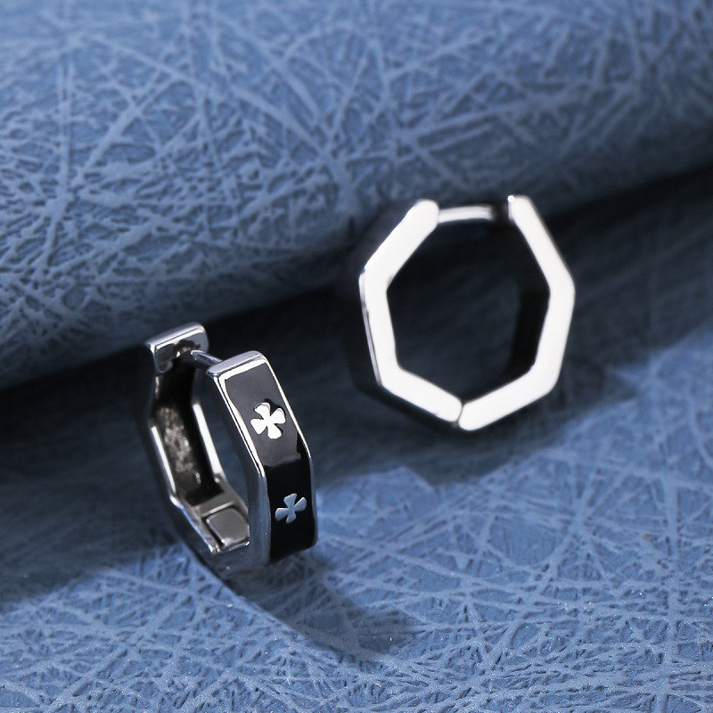 1 vnt. Nauji Punk vintažiniai maži auskarai moterims vyrams, nerūdijančio plieno kelių stilių hiphopo gotikiniai papuošalai ausims