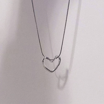 Uus kahekihiline kaelakee naistele Imiteeritud pärlikristallidest südameripats kaelakeed tüdrukutele kingitus Bohemia odavad ehted