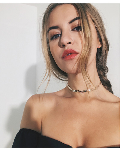 Uus kahekihiline kaelakee naistele Imiteeritud pärlikristallidest südameripats kaelakeed tüdrukutele kingitus Bohemia odavad ehted