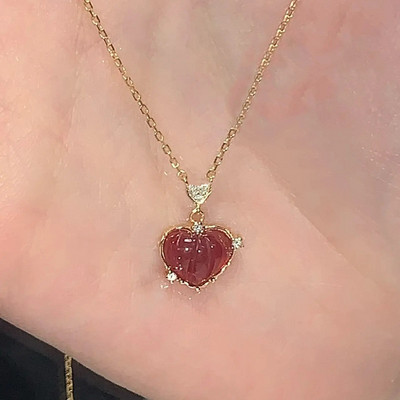 Winoneday Tiny Heart Choker karoliai moterims Sidabrinės spalvos grandinėlė Smalll Love Kaklo pakabukas ant kaklo Bohemijos karoliai papuošalai