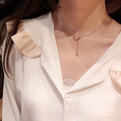 Kommide värvi muutev südameripats kaelakee naistele Lihtsa disainiga temperatuuritundlik kivivirsik Choker peoehted