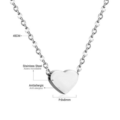 LUXUKISSKIDS бижутерия Auksinės grandinėlės karoliai Bohemia Star Heart Collier Elegantiški nerūdijančio plieno papuošalai Madingi dekoro apykaklės