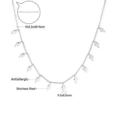 LUXUKISSKIDS бижутерия Auksinės grandinėlės karoliai Bohemia Star Heart Collier Elegantiški nerūdijančio plieno papuošalai Madingi dekoro apykaklės