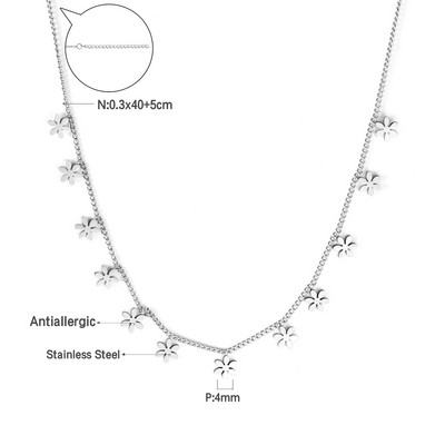 LUXUKISSKIDS бижутерия Auksinės grandinėlės karoliai Bohemia Star Heart Collier Elegantiški nerūdijančio plieno papuošalai Madingi dekoro apykaklės