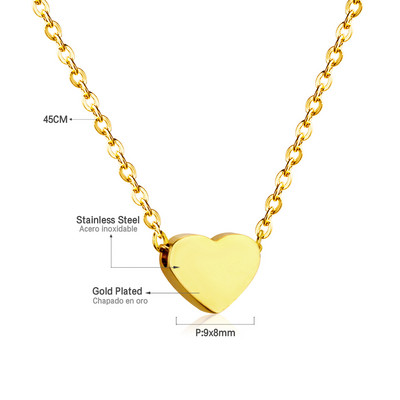 LUXUKISSKIDS бижутерия Auksinės grandinėlės karoliai Bohemia Star Heart Collier Elegantiški nerūdijančio plieno papuošalai Madingi dekoro apykaklės