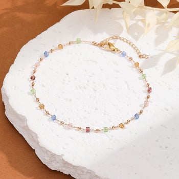 CHENGXUN Ζωηρόχρωμη αλυσίδα με χάντρες για πάρτι γενεθλίων Sandbeach Κοσμήματα δώρο επετείου για γυναίκες κορίτσια