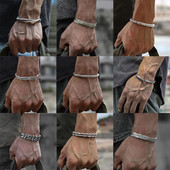 Ρετρό γεωμετρικό στριμμένο φτερό βραχιόλι τοτέμ πανκ ανδρικά βραχιόλια με μανσέτες Μοντέρνα αθλητικά κοσμήματα δώρο