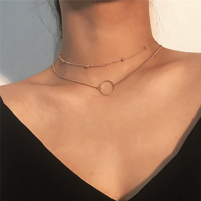 Vintage Pearl Charm sluoksniuoti karoliai Moteriški papuošalai Sluoksniuoti aksesuarai mergaitėms Drabužiai Estetinės dovanos mados pakabukas 2022 m.