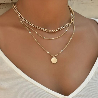 Vintage Pearl Charm sluoksniuoti karoliai Moteriški papuošalai Sluoksniuoti aksesuarai mergaitėms Drabužiai Estetinės dovanos mados pakabukas 2022 m.