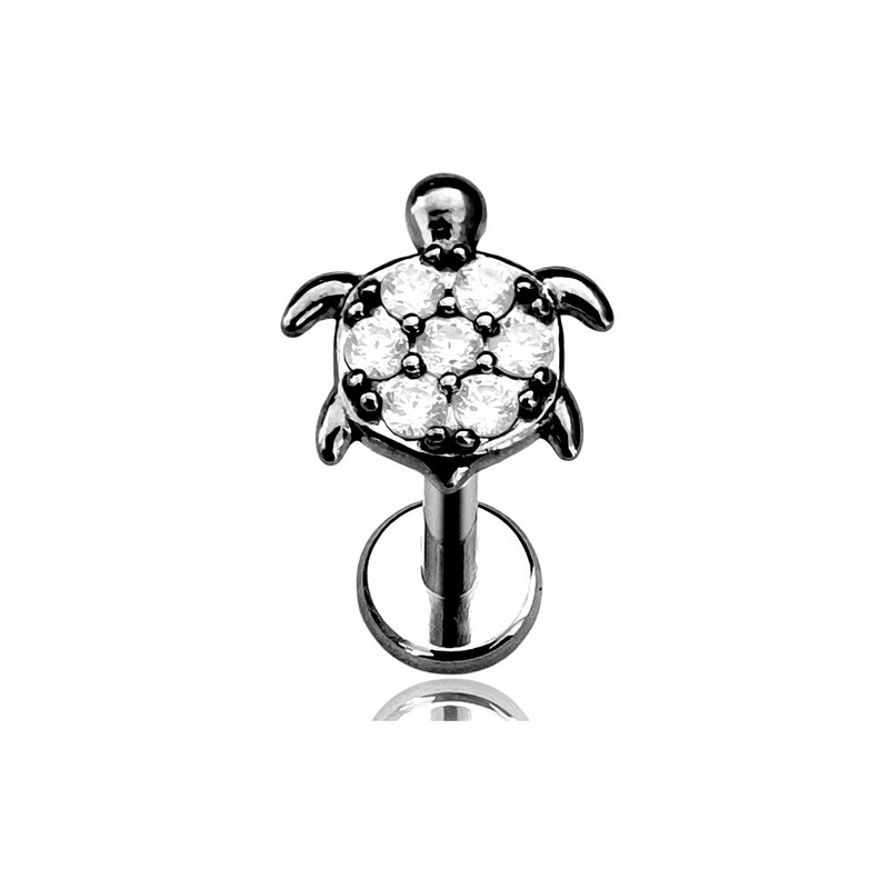 Vėžliai Labret Stud CZ cirkonio vidinis siūlas Auskaras Daith Conch Auskarai Gyvūnų lūpa Monroe Papuošalai 316L Chirurginis Plienas