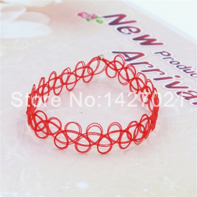 2020 Fashion Ebay Hot Selling Vintage Stretch Tattoo Anklet Gothic Punk Grunge Henna Elastic Anklet