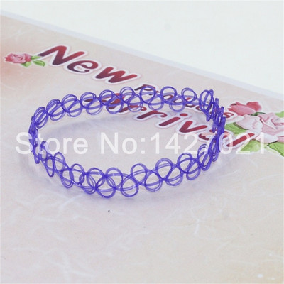2020 Fashion Ebay Hot Selling Vintage Stretch Tattoo Anklet Gothic Punk Grunge Henna Elastic Anklet