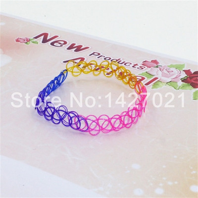 2020 Fashion Ebay Hot Selling Vintage Stretch Tattoo Anklet Gothic Punk Grunge Henna Elastic Anklet