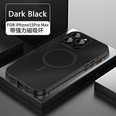 Alumiiniumist metallraamiga magnetümbris iPhone'i 13 12 14 15 Pro Max 15Plus Magsafe juhtmevaba laadimise klaasist objektiiviga arvuti tagaplaadi kate