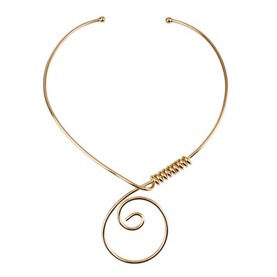 Krute ogrlice s ogrlicama za žene 2022. Novi metalni obrtni momenti Impresivan nakit Punk legure ogrlice s ovratnicima i ogrlicama s bib modom