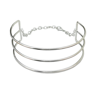 Krute ogrlice s ogrlicama za žene 2022. Novi metalni obrtni momenti Impresivan nakit Punk legure ogrlice s ovratnicima i ogrlicama s bib modom