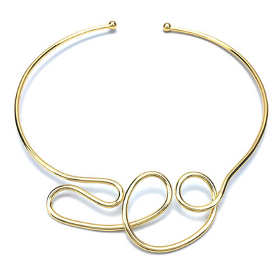 Krute ogrlice s ogrlicama za žene 2022. Novi metalni obrtni momenti Impresivan nakit Punk legure ogrlice s ovratnicima i ogrlicama s bib modom