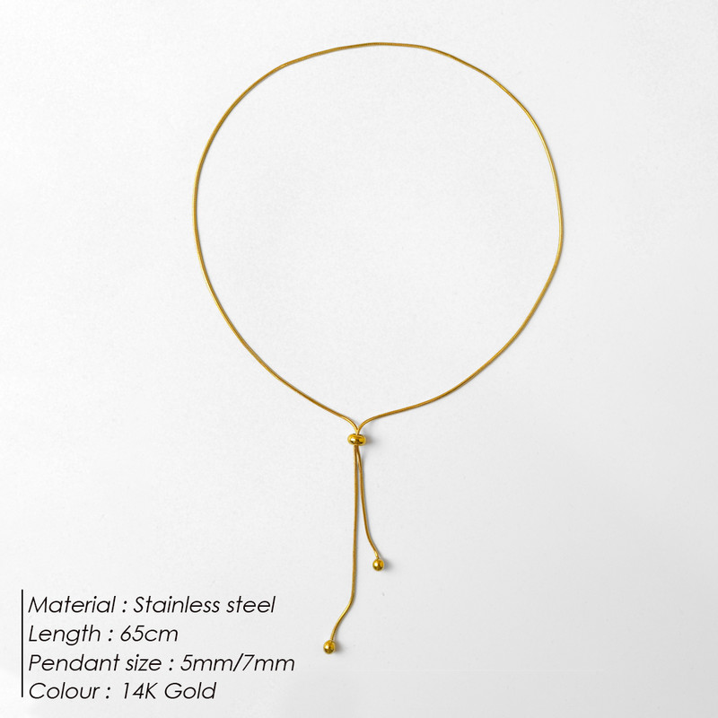 Sureguliuokite karolius Nerūdijančio plieno moteriškas pakabukas karoliai su Y formos raktikauliu pakabukas gyvatė Link Grandininiai papuošalai Šventinė dovana