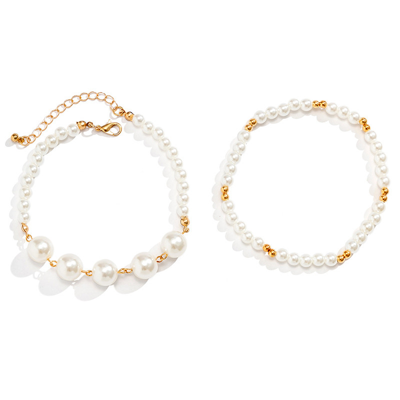 Boho pahkluu jalakett suvine käevõru suur pärlikett võlu sandaalid paljajalu rannajala pruudi ehted A062