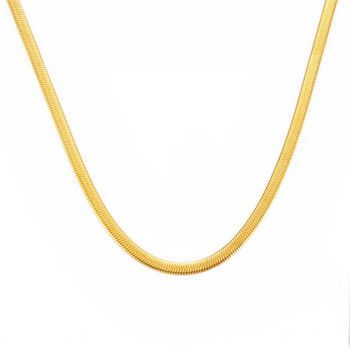 Πανκ Flat Blade Snake Link Chain Choker Κολιέ Χρυσό Ασημί Χρώμα Ανοξείδωτες Αλυσίδες Λαιμού για Γυναικείες Κοσμήματα Chocker 2023