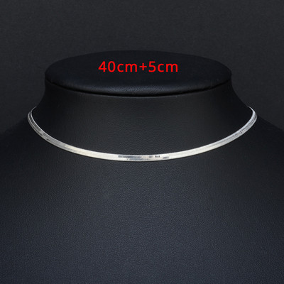 „Punk Flat Blade Snake Link Chain Choker“ karoliai aukso sidabro spalvos nerūdijančio plieno kaklo grandinėlės moterims papuošalai „Chocker“ 2023 m.