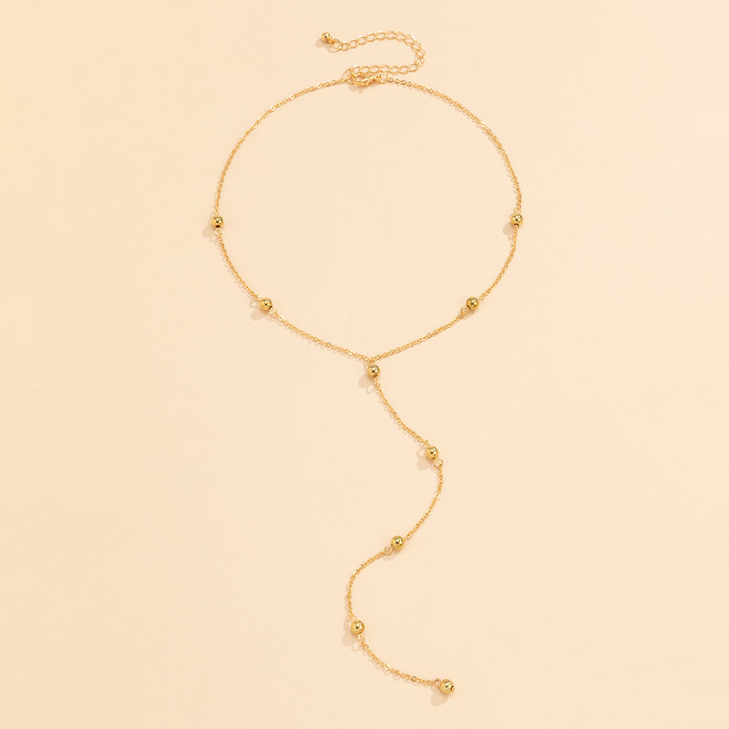 Ingemark Minimalism 2022 pikk tutiga kaelakee naistele tüdrukutele, vintage rinnakorv, õhuke kett-palliripats, naiste kaela ehted, kingitus uus