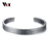 Vnox Vintage Viking Cuff Apyrankės Apyrankės Vyrams Moterims Paprasti Klasikiniai Pulseras hombre Nerūdijančio plieno vyriški papuošalai