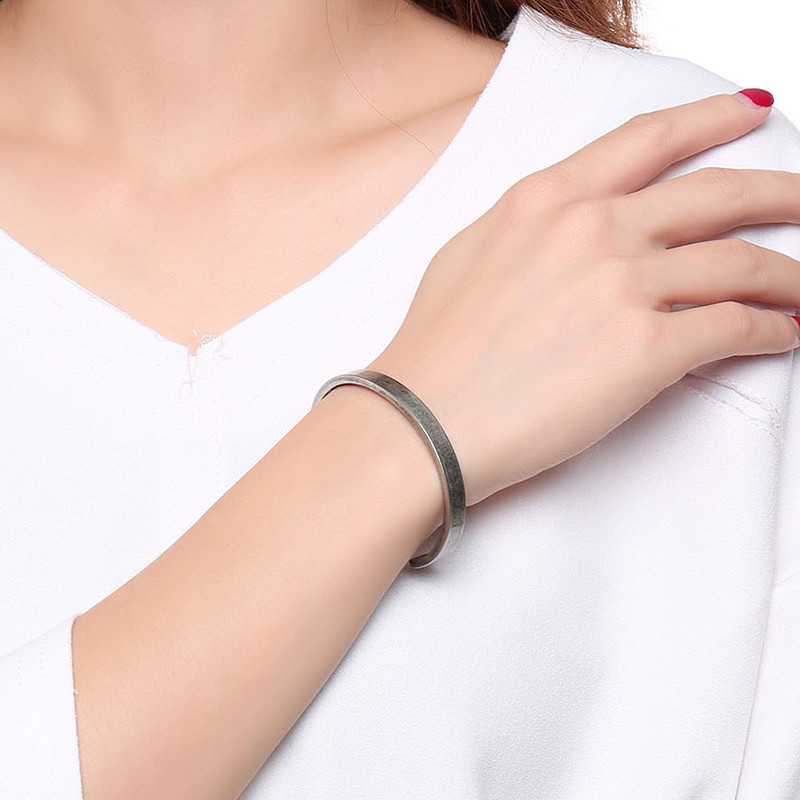 Vnox Vintage Viking Cuff Apyrankės Apyrankės Vyrams Moterims Paprasti Klasikiniai Pulseras hombre Nerūdijančio plieno vyriški papuošalai