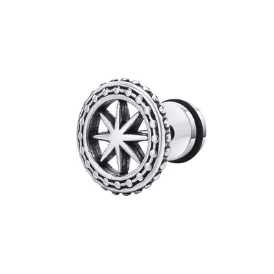 Punk Meeste Trident Stud kõrvarõngad, Vana-Kreeka jumal Poseidon Neptuun kõrvarõngad roostevabast terasest kõrvakingid talle ehted