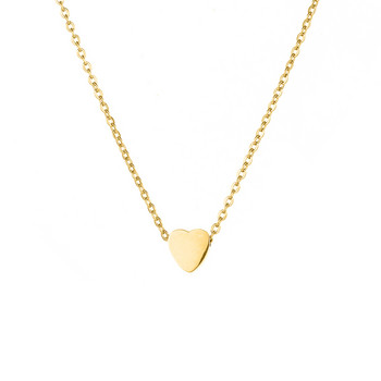Tiny Heart Choker Κολιέ για γυναίκες Χρυσό Χρώμα Αλυσίδα Μικρό Κολιέ Κρεμαστό στο λαιμό Κοσμήματα Bohemian Chocker Κολιέ