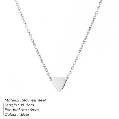 Tiny Heart Choker Κολιέ για γυναίκες Χρυσό Χρώμα Αλυσίδα Μικρό Κολιέ Κρεμαστό στο λαιμό Κοσμήματα Bohemian Chocker Κολιέ
