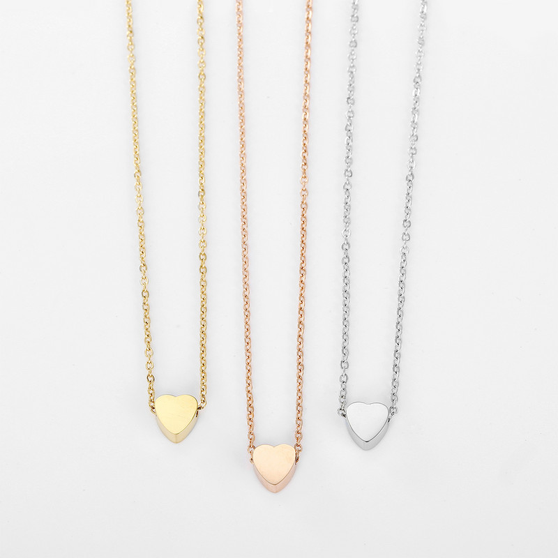 Tiny Heart Choker nyaklánc női arany színű lánc kis nyaklánc medál a nyakon Bohemian Chocker nyaklánc ékszerek