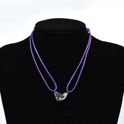 „Zalman“ nerūdijančio plieno antrankiai „Chokers“ kaklo pakabukas „Les Menottes“ reguliuojami virviniai karoliai vyrams, moterims, „Prancūzija“ „Bijoux Collier“