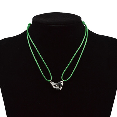 „Zalman“ nerūdijančio plieno antrankiai „Chokers“ kaklo pakabukas „Les Menottes“ reguliuojami virviniai karoliai vyrams, moterims, „Prancūzija“ „Bijoux Collier“