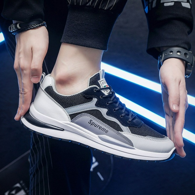 Férfi tornacipők 2024 Új hétköznapi férfi cipők divatos, légáteresztő lapos fehér tenisz tornacipők férfi gyalogos tornacipők Zapatillas Hombre