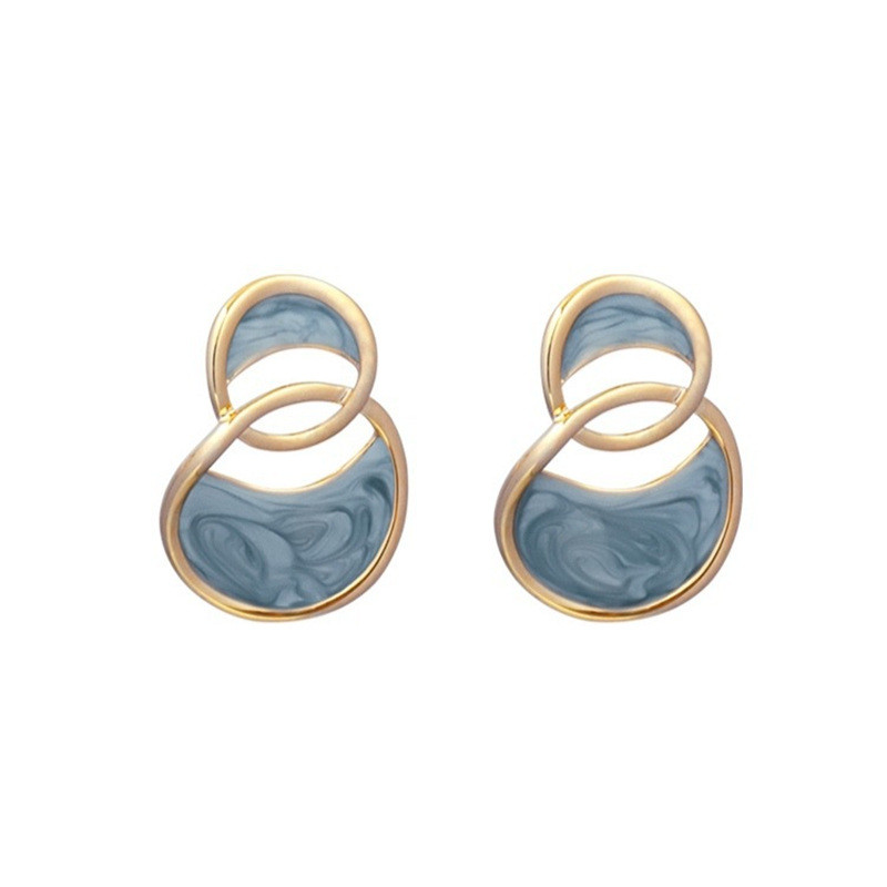 Μοντέρνα απλά χρυσά σκουλαρίκια για γυναίκες κορίτσι χρυσός κύκλος Στρογγυλά μινιμαλιστικά σκουλαρίκια πάρτι 2023 ΝΕΑ κοσμήματα