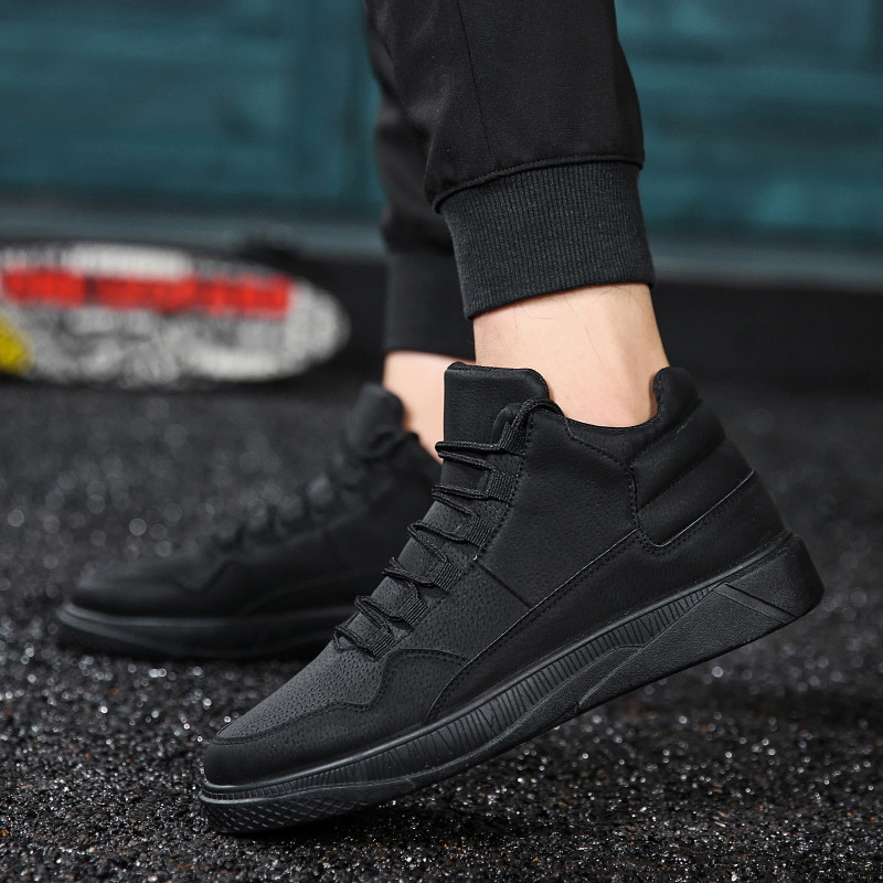 Νέα μόδα Κόκκινα ανδρικά αθλητικά παπούτσια Casual δερμάτινα Ψηλά ανδρικά παπούτσια Street Hip hop πάνινα παπούτσια Ανδρικά παπούτσια Skateboard zapatillas hombre