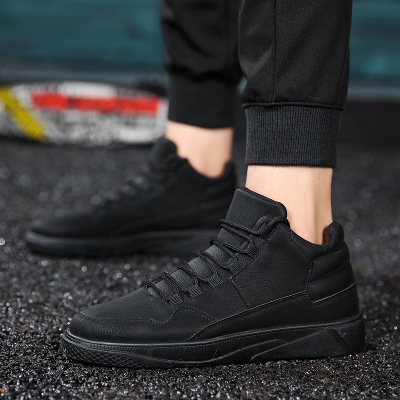 Νέα μόδα Κόκκινα ανδρικά αθλητικά παπούτσια Casual δερμάτινα Ψηλά ανδρικά παπούτσια Street Hip hop πάνινα παπούτσια Ανδρικά παπούτσια Skateboard zapatillas hombre