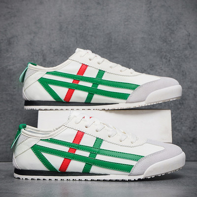 Uued retrokollased meeste kingad Disain meeste spordijalatsid hingavad luksuslikud lõuendjalatsid Meeste tossud vabaaja trenažöörid