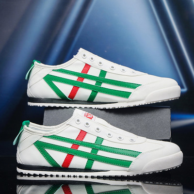 Uued retrokollased meeste kingad Disain meeste spordijalatsid hingavad luksuslikud lõuendjalatsid Meeste tossud vabaaja trenažöörid