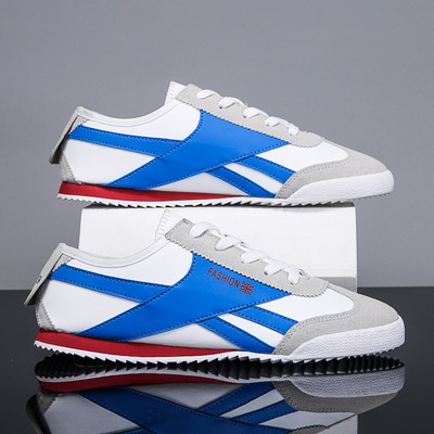 Uued retrokollased meeste kingad Disain meeste spordijalatsid hingavad luksuslikud lõuendjalatsid Meeste tossud vabaaja trenažöörid