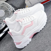 Moteriški rudens/žiemos vilnos pamušalas senoviniai tėčio batai studentų korėjietiško stiliaus sportiniai batai, vidinis aukštis