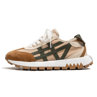 Madingi žalieji laisvalaikio sportbačiai vyriški, patogūs, kvėpuojantys vyriški, dideli, platforminiai sportbačiai, dizainerių skirti sportiniai batai, vyriški gatvės aprangos batai