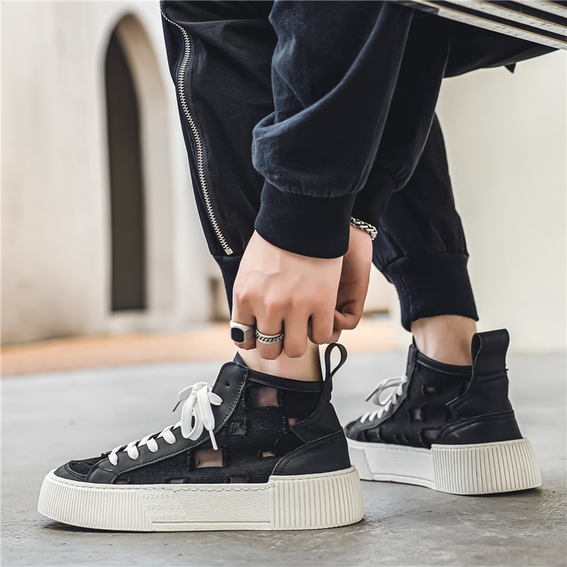 Μόδα κίτρινα πάνινα πάνινα παπούτσια Ανδρικά καλοκαιρινά αναπνεύσιμα βουλκανιζέ Παπούτσια Ανδρικά άνετα ψηλά παπούτσια casual ανδρικά zapatillas de hombre