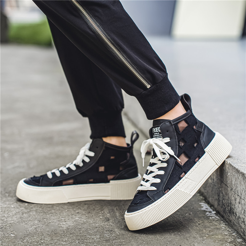 Μόδα κίτρινα πάνινα πάνινα παπούτσια Ανδρικά καλοκαιρινά αναπνεύσιμα βουλκανιζέ Παπούτσια Ανδρικά άνετα ψηλά παπούτσια casual ανδρικά zapatillas de hombre