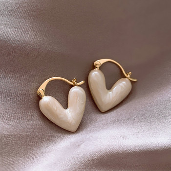 Μοντέρνα καρφιά σκουλαρίκια καρφιά 2023 για γυναίκες Κορεάτικα κομψά ελαφριά και πολυτελή σκουλαρίκι αγάπης για κορίτσια με απλά κοσμήματα