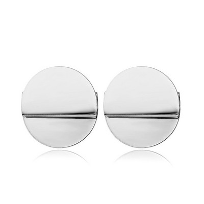 Hiphop perdėtas netaisyklingas metalinis kabantis auskarai, spiralės sukimo mazgas, geometrija, apvali, lygi roko ausinė Brincos papuošalai