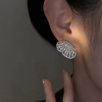 Κορέα Εξαιρετικά Sweet Zircon Butterfly Stud σκουλαρίκια για γυναίκες Πολυτελές ταμπεραμέντο Γυναικεία κοσμήματα