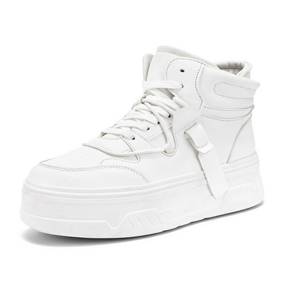 Fashion Green Designer Vyriški sportbačiai Rudeniniai laisvalaikio sportiniai riedlenčių batai vyrams Aukšta viršūnė balta sportbačių platforma, avalynė, vyriška